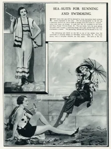 Cigarette Prints: Sea-suits for sunning and swimming 1930