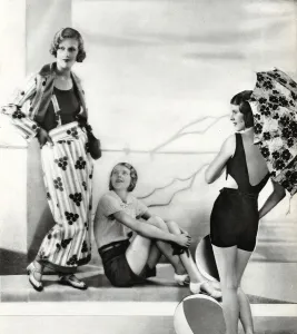 Sweater Prints: Sea Suits for Sunning and Swimming 1931