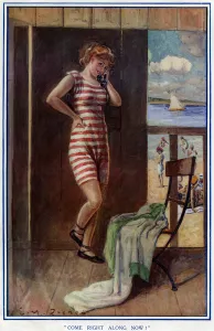 Phone Prints: Seaside scene, Come Right Along Now
