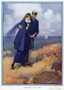 Seaside Prints: Seaside scene, Rounding the Cape