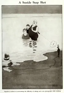 Photography Prints: A Seaside Snap Shot by William Heath Robinson