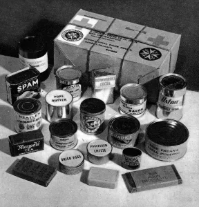 2004 Prints: A Second World War Red Cross food parcel