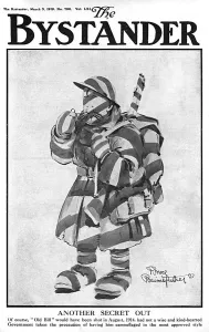 Secret Prints: Another Secret out - Old Bill in camouflage, Bystander cover