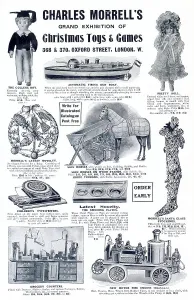 Street Prints: A selection of Christmas toys and games for children. Date: 1904