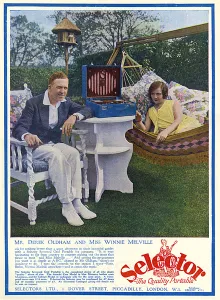 Hammock Prints: Selector portable wireless advertisement, 1929