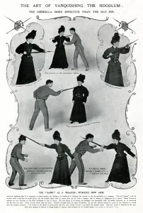 Defence Prints: Self-defense guidance for females 1908