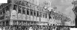 Pageant Prints: Selfridges decorated for the 1937 Coronation