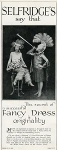 Sweet Prints: Selfridges fancy dress advertisement