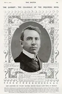Inquiry Prints: Senator William Alden Smith, Titanic inquiry chair