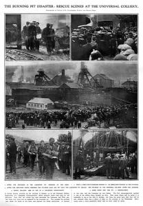 Disaster Prints: Senghenydd Universal Colliery Disaster, Glamorgan, S. Wales