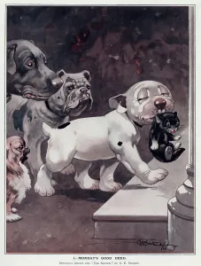 Bonzo Prints: The Seven Good Deeds of Bonzo (Monday)