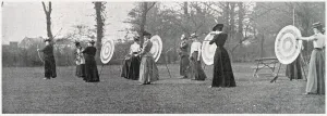 Sport Prints: At the seventy yards. Date: 1901