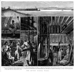 Works Prints: The Severn Tunnel works, 1880