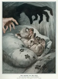 Bonzo Prints: The Shadow on the Wall by George Studdy