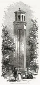 Public Prints: The shaft of the Great Palm-Stove in Royal Botanic Gardens, Kew. Date: 1848