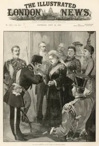 Received Prints: The Shah received by Queen Victoria at Windsor Castle