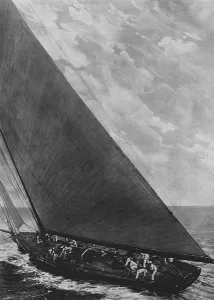 Yachting Prints: Shamrock IV