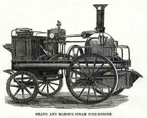 Fire Prints: Shand and Masons steam fire-engine 1859