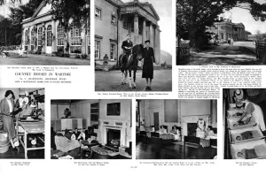 Mothers Prints: Shardeloes country house during wartime
