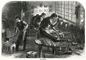 Stone Prints: Sheffield Steel manufactures 1866