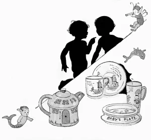 Dish Prints: Shelley china - Mabel Lucie Attwell