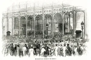 Visitors Prints: Shilling day at the Great Exhibition of 1851
