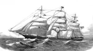 Sunk Prints: The ship Kapunda, 1887