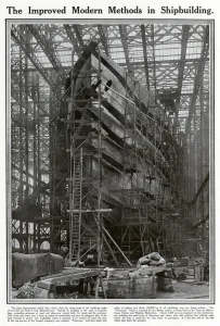 20th Prints: Shipbuilding - RMS Franconia 1910