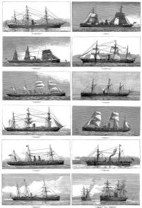 Armed Prints: Ships of the P&O, Cunard, Orient, Union and Guion Lines, 188