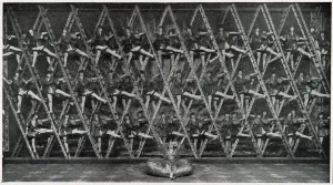 Scene Prints: Shirley Kellogg & chorus in Zig-Zag, Hippodrome