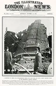 Britain Prints: Shrewsbury rail accident