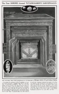 Discovery Prints: Four Shrines around Tutankhamen's Sarcophagus