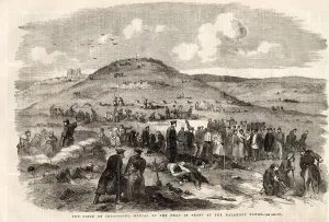 Soldiers Prints: The Siege of Sebastopol - burial of the dead