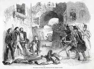 December Prints: Silencing the opposition at the Temple in Paris, after Louis-Napoleon