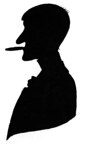 Cigar Prints: Silhouette of Phil May