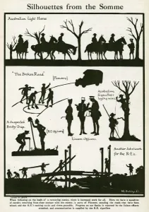 Silhouettes Prints: Silhouettes from the Somme, WW1