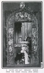 Interior Prints: A silver and gilt moulded mirror from the Doges Palace in Venice