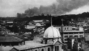Pall Prints: Singapore after air raid