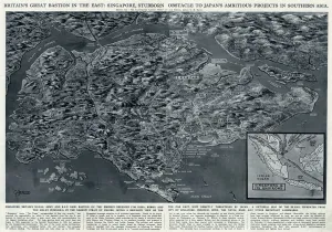 Base Prints: Singapore, bastion in the East, by G. H. Davis