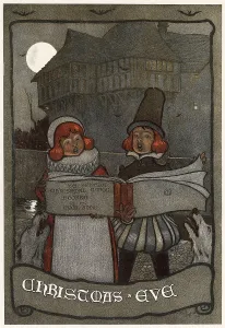 Street Prints: Singing Christmas Carols by Cecil Aldin