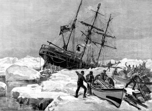 Sailing Prints: The Sinking of the Eira, Cape Flora, 1881
