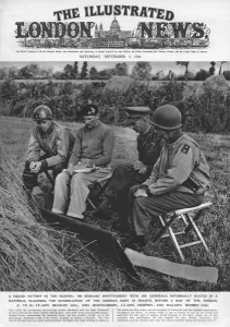 Planning Prints: Sir Bernard Montgomery with his generals
