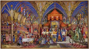 Floor Prints: Sir Gawain and the Green Knight by William McLaren