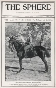 Founder Prints: Sir Robert Baden-Powell on horseback, c. 1900