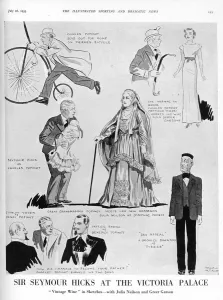 Julia Prints: Sir Seymour Hicks at the Victoria Palace