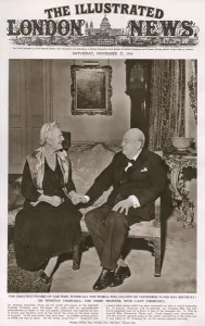 Birthday Prints: Sir Winston Churchill and Lady Clementine Churchill