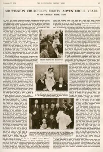 Birthday Prints: Sir Winston Churchills eighty adventurous years
