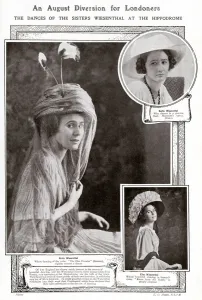Sisters Prints: The Sisters Wiesenthal at the London Hippodrome