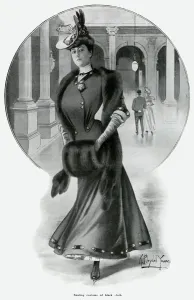 Long Prints: Skating costume 1905