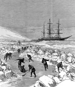 August Prints: The Skating Rink at the Winter Quarters of HMS Discovery